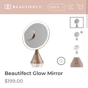 Brand new in box BB Beautifect Glow Mirror Gold.
